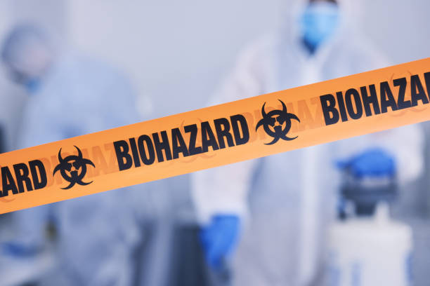 Professional Biohazard technician working in Valley Stream, NY